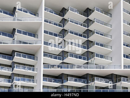 Fassade des Luxushotels 'W', 22nd Street, Miami Beach, Florida, USA, Stockfoto