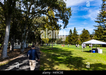 Der Safeway Open Golf Turnier am Mittwoch, den 12. Oktober 2016 Während der Pro-Am-Turnier in Napa, Kalifornien, USA Stockfoto