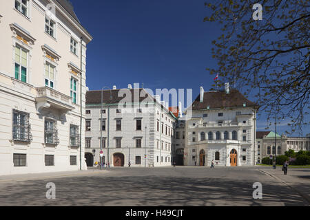 Österreich, Wien, 1. Bezirk, Ballhausplatz (Quadrat), Büro des Bundeskanzlers, Stockfoto