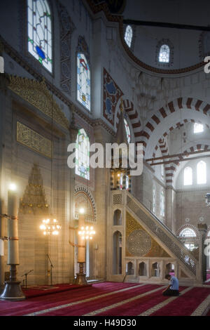 Türkei, Istanbul, Sehzade Camii, innen, Stockfoto