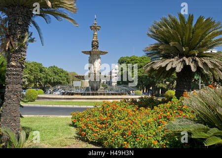 Spanien, Andalusien, Sevilla, Brunnen, Plaza Don Juan de Austria, Stockfoto