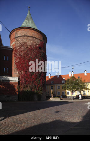 Lettland, Riga, der Pulverturm in der Altstadt, Stockfoto