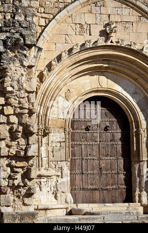 Kloster Santes Creus, Bestandteil der Zisterzienser route "Ruta del Císter", Provinz Tarragona, Katalonien, Spanien, Stockfoto