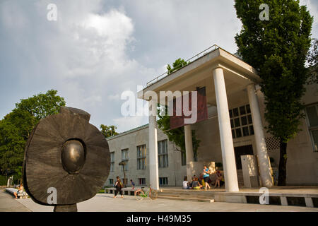 Museum für moderne Kunst (Moderna Galerija) in Ljubljana, Slowenien. Stockfoto