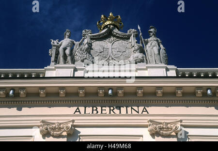 Österreich, Wien, Raum Albertina, Palais Erzherzog Albrecht, Albertina, Stockfoto