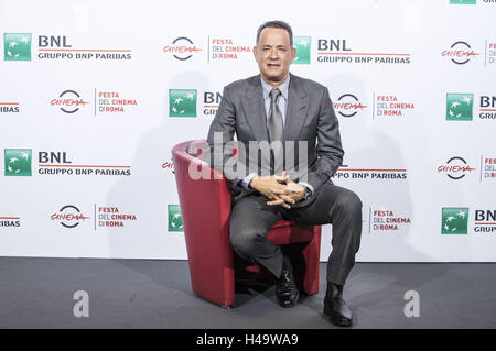 Rom, Italien. 13. Oktober 2016. Tom Hanks nimmt an einem Fototermin während der 11. Filmfestival in Rom am 13. Oktober 2016 in Rom, Italien. | Verwendung Weltweit © Dpa/Alamy Live-Nachrichten Stockfoto