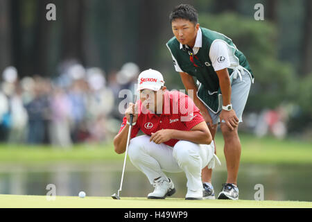 Sayama Golfclub, Saitama, Japan. 14. Oktober 2016. Hideki Matsuyama, 14. Oktober 2016 - Golf: Japan Open Golf Championship 2016 in Sayama Golf Club, Saitama, Japan. Bildnachweis: NipponNews.net/AFLO/Alamy Live-Nachrichten Stockfoto