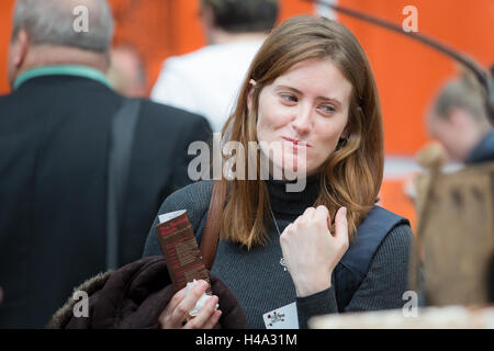 London, UK. 14. Oktober 2016. Die Chocolate Show findet statt bei Olympia London, UK vom 14.-16. Oktober 2016, als das große Finale der Schokolade Woche. © Laura De Meo/Alamy Live News Bildnachweis: Laura De Meo/Alamy Live-Nachrichten Stockfoto