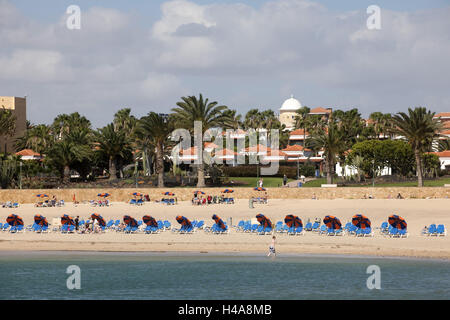 Spanien, Fuerteventura, Castillo de Fuste in der Playa del Castillo beach Resort, Stockfoto