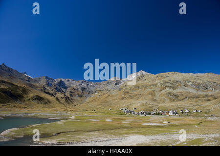 Italien, Lombardei, Sondrio, Splügenpass, Splügensee, Stockfoto