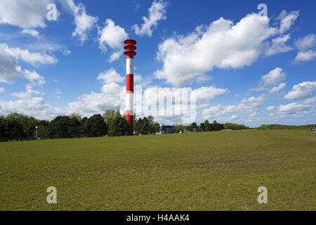 Leuchtturm oberen Feuer Voslapp, Deutschland, Niedersachsen, Stockfoto