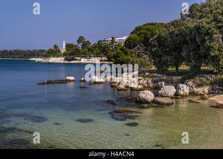 Kroatien, Istrien, Adria-Küste, Rovinj, Lone-Bucht, Stockfoto