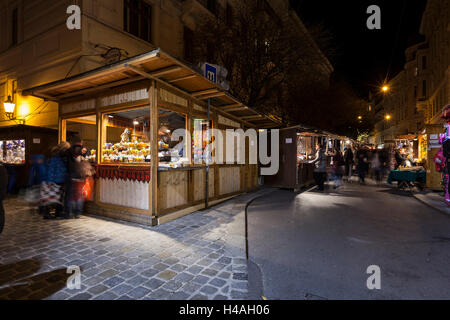 Österreich, Wien, Spittelberg, Adventmarkt Stockfoto