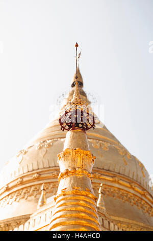 Shwezigon-Tempel in Bagan, Myanmar Stockfoto