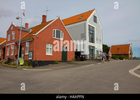 Das Kapital Stadt von Ronne, auf der dänischen Insel Bornholm. Stockfoto