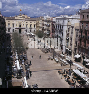 Spanien, Katalonien, Tarragona, Stadtbild, Plaza De La Fuente, Stockfoto