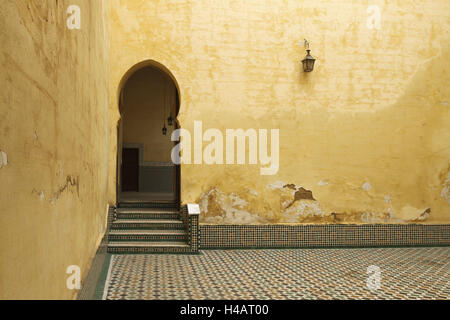 Afrika, Marokko, Meknes, Mausoleum des Moulay Ismail,