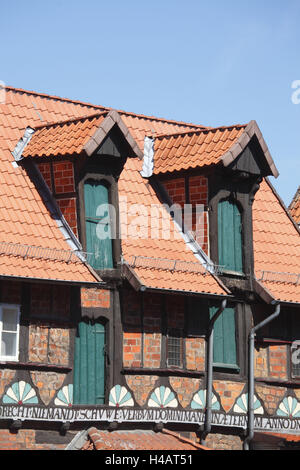 Deutschland, Niedersachsen, Lüneburg, Altstadt, Stockfoto