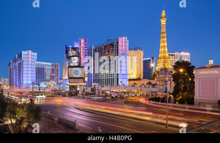 Ballys Hotel, Paris Las Vegas Hotel, Strip, South Las Vegas Boulevard, Las Vegas, Nevada, USA Stockfoto