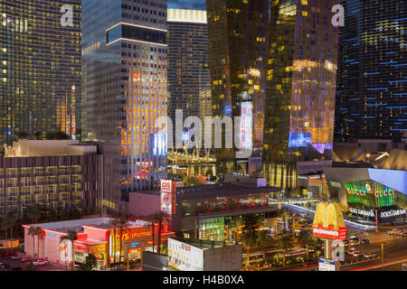 City Center Place, Strip, South Las Vegas Boulevard, Las Vegas, Nevada, USA Stockfoto