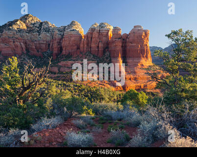 Kaffee Pott Rock, Buena Vista Drive, Sedona, Arizona, USA Stockfoto