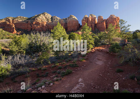 Kaffee Pott Rock, Buena Vista Drive, Sedona, Arizona, USA Stockfoto