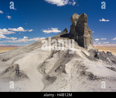 Felsformation in der Nähe von Factory Butte, Utah, USA Stockfoto