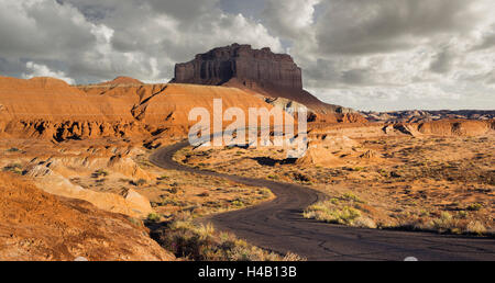 Goblin Valley Road, Wild Horse Butte, Utah, USA Stockfoto