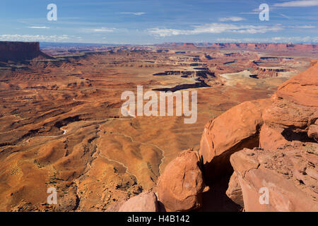 Grand View Point, Green River Overlook, Island In The Sky, Canyonlands National Park, Utah, USA Stockfoto