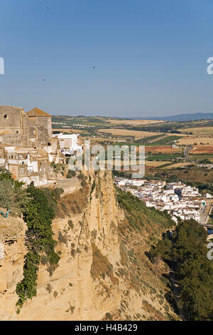 Arcos De La Frontera, Cádiz, Andalusien, Spanien Stockfoto