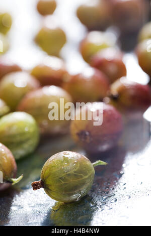 Stachelbeeren, Nahaufnahme, Stockfoto