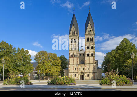 Deutschland, Rheinland-Pfalz, Koblenz, Altstadt, Basilika Stück Castor, Stockfoto