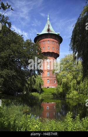 Deutschland, Niedersachsen, Cuxhaven (Stadt), historische Wasserturm, Stockfoto