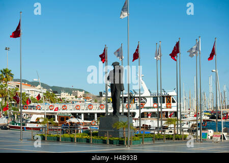 Türkei, Provinz Mugla, Marmaris, Atatürk Denkmal Stockfoto