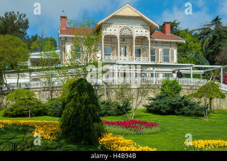 Istanbul, Emirgan Park, Sari Kösk Stockfoto