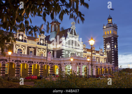 Dunedin, Bahnhof, Otago, South Island, Neuseeland Stockfoto