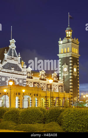 Dunedin, Bahnhof, Otago, South Island, Neuseeland Stockfoto