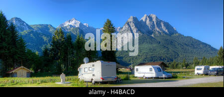 Camping Resort Zugspitze Grainau Bayern Deutschland Stockfotografie camping-resort-zugspitze-grainau-bayern-deutschland-stockfotografie