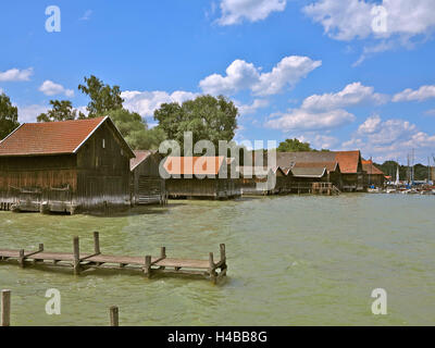 Deutschland, Oberbayern, Fünfseenland Bereich, Dießen am Ammersee See Stockfoto