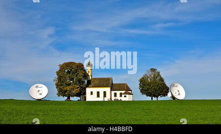 Deutschland, Oberbayern, Raisting Stockfoto