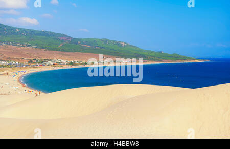 Bolonia Beach und Sanddüne, Bolonia, Provinz Cadiz, Costa De La Luz, Andalusien, Spanien Stockfoto