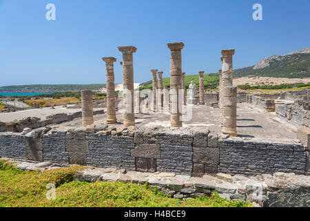 Ruinen von Baelo Claudia, Bolonia, Provinz Cadiz, Costa de la Luz, Andalusien, Spanien Stockfoto