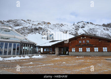Deutschland, Bayern, Zugspitze, Zugspitze niederdeutschen Gletscherrestaurant, Sonnalpin, Gletschergarten, Stockfoto