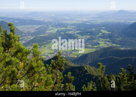 Bayern, Berchtesgadener Land, Blick auf die Predigt-Stuhl, Stockfoto