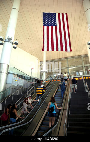 USA, New York City, Stadt, terminal, Fähre, Stockfoto