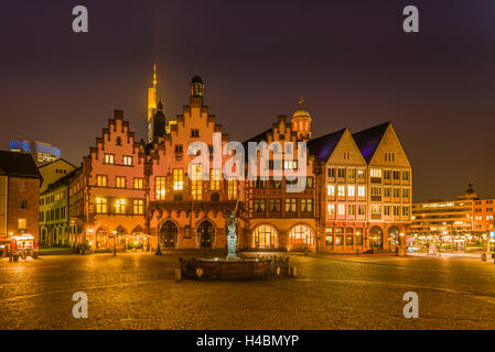 Deutschland, Hessen, Rhein Main, Frankfurt Am Main, Roman Berg, Roman, Rathaus Stockfoto