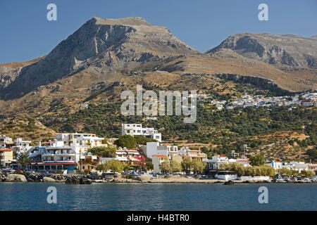 Plakiás an der Südküste Kretas Stockfoto