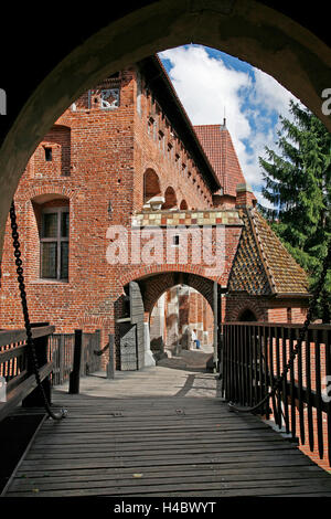 Polen, Pommern, Malborski, Marienburg, Marienburg Stockfoto