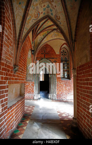 Polen, Pommern, Malborski, Marienburg, Marienburg, hohe Burg Stockfoto