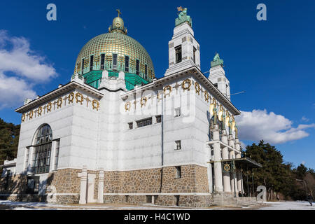 Kirche am Steinhof im Otto-Wagner-Spital, Wien, Österreich Stockfoto